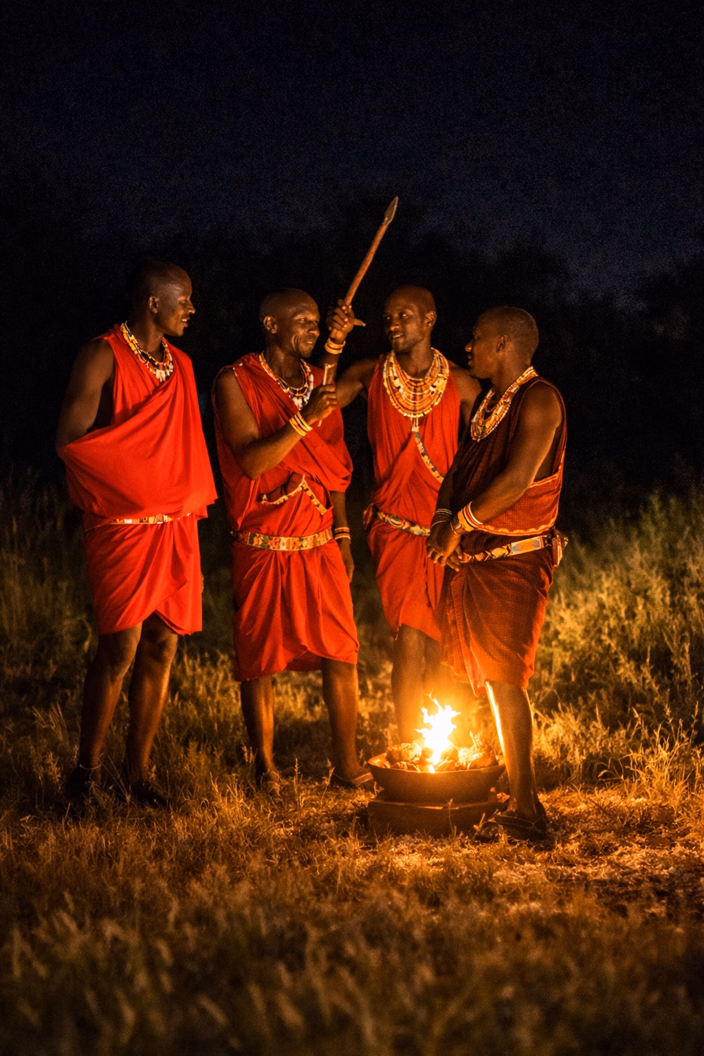 Maasai evening group experience